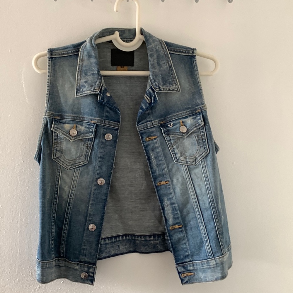 True geligion demin Jean blue vest small slim fit